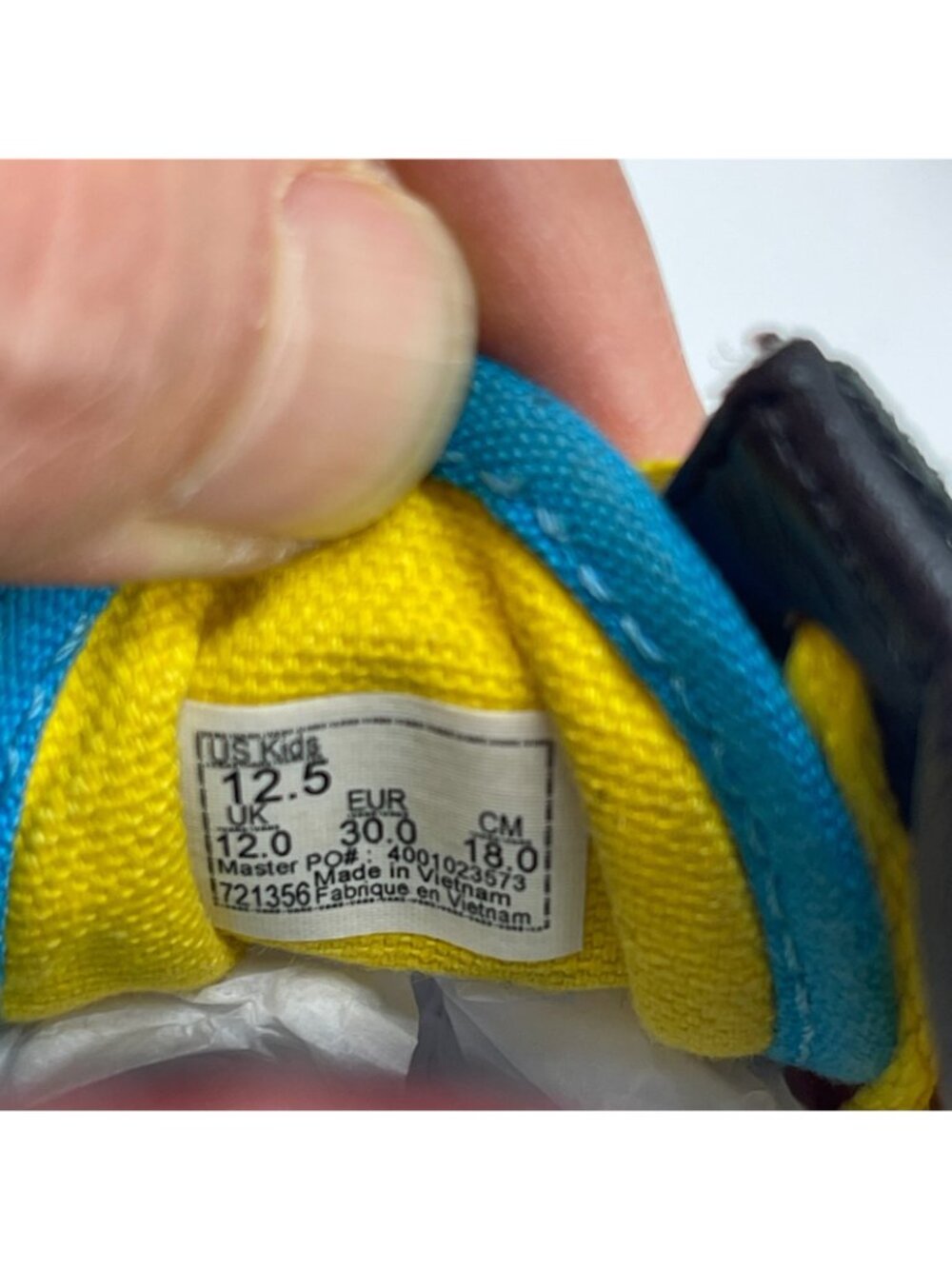 Vans The Simpsons El Barto Kids Size 12.5 Old Skool Bart Low Top Skate - Picture 11 of 11